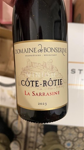 Rona dolina Côte-rôtie Domaine Bonserine La Sarrasine 2023