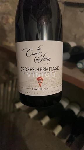Rhônen laakso Crozes-Hermitage Cave de Tain La Croix du Jaug Ei vuosikertaa