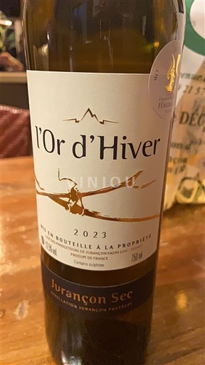 Sud-Ovest Jurançon Domaine Castéra l'Or d'Hiver 2023