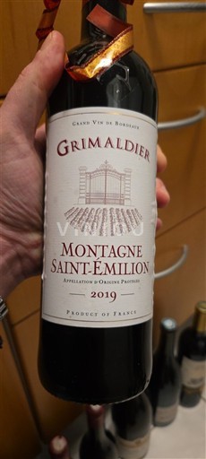 Bordeaux Montagne-saint-émilion Grimaldier 2019