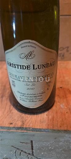 Loire Valley Gros Plant from the Nantes region Aristide Lunbeau 2010