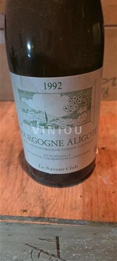 Bourgogne Bourgogne Aligoté La Saveur Club 1992
