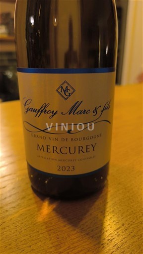 Bourgondië Mercurey Gauffroy Marc & fils 2023