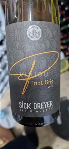 Alsazia Sick Dreyer Pinot Gris 2020