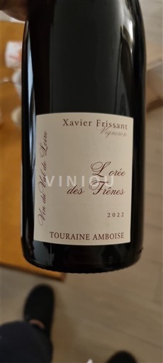 Thung lũng sông Loire Touraine-amboise Xavier Frissant L'orée des Frênes 2022