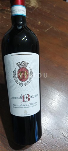 Abruzos Montepulciano d'Abruzzo Contea di Bordino Não Sazonado