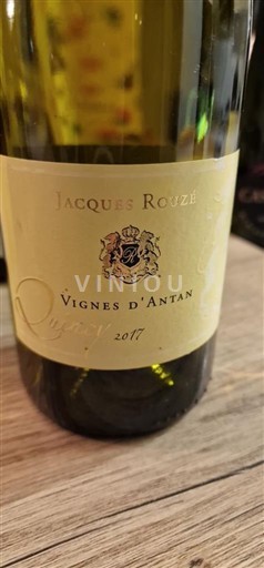 Loiren laakso Quincy Jacques Rouzé Vignes d'Antan 2017