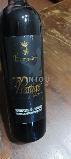Abruzos Montepulciano d'Abruzzo Evangelista Prestige Não Sazonado