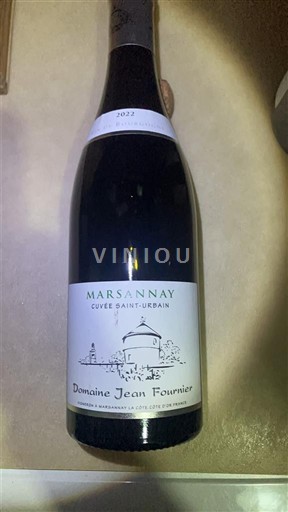 Rượu vang Blanc sec Cuvée Saint-Urbain Domaine Jean Fournier 2022 Pháp Bourgogne Marsannay AOC