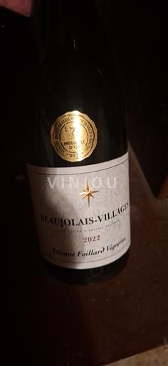 Beaujolais Beaujolais byar Etienne Foillard Vigneron 2022