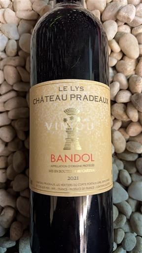 Provence Bandol Château Pradeaux Le Lys 2021