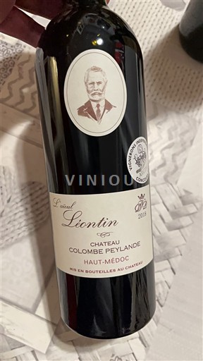 Bordeaux Haut-Médoc Château Colombe Peylande Le seul Léontin 2019