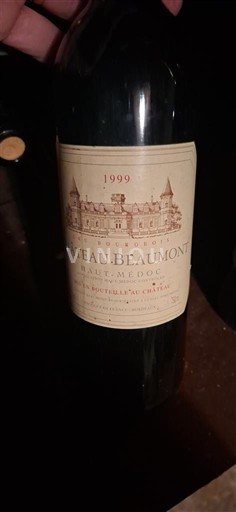 Bordeaux Haut-Médoc Château Beaumont 1999