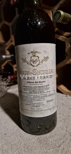 Castilië en León Ribera del Duero Vega Sicilia UNICO 2003