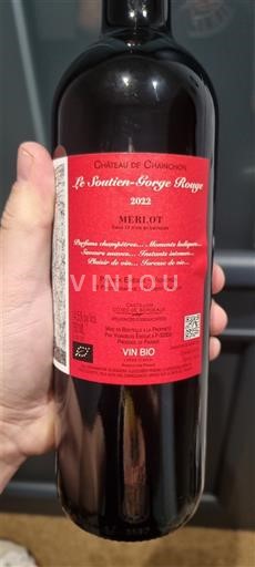 Bordeaux Château Chainchon Le Soutien-Gorge Rouge 2022