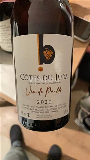 Jura Côtes-du-Jura Château S Byards - Fruitière Vinicole Le Vernois Vin de Paille 2020