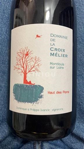 Loiren laakso Montlouis-sur-Loire Domaine La Croix Mélièr Haut des Pions 2022