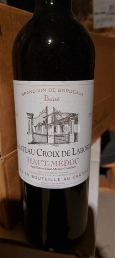 Bordo Haut-Médoc Château Croix de Laborie Boisé 2019