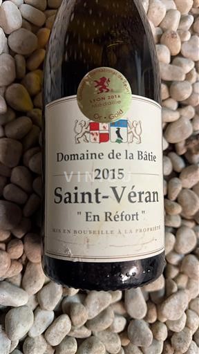 Bourgogne Saint-Véran Domaine La Bâtie En Réfort 2015