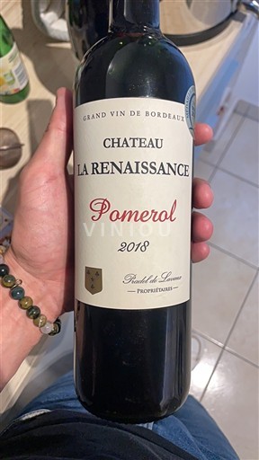 Bordeaux Pomerol Chateau La Renaissance 2018