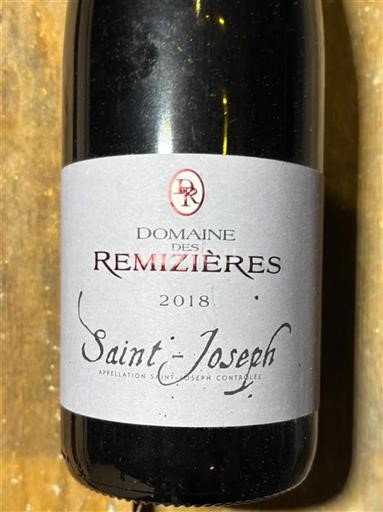 Vallée du Rhône Saint-Joseph Domaine S Remizières 2018
