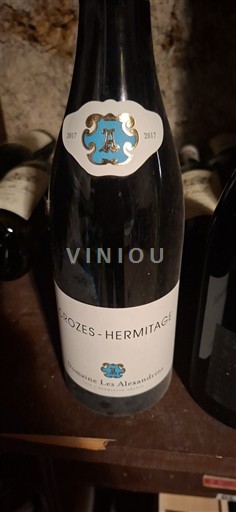 Thung lũng Rhône Crozes-hermitage Domaine Les Alexandrins 2017