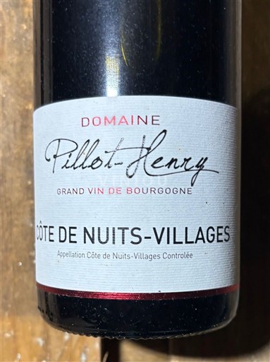 Bourgogne Côte de Nuits-byar Domaine Pillot-Henry 2019