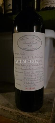 Wines Rouge sec Château Majet 2015 France Bordeaux AOC