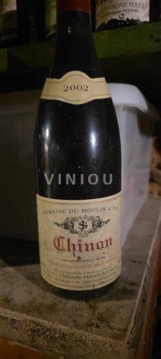 Vini Rouge sec Domaine Moulin à Tan 2002 Francia Valle della Loira Chinon AOC