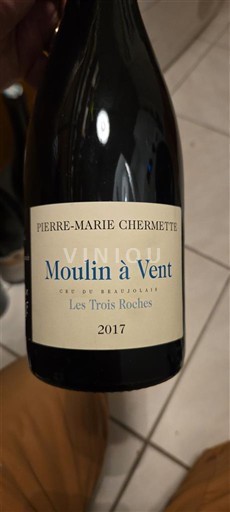 Beaujolais Moulin-à-vent Pierre-Marie Chermette Les Trois Roches 2017