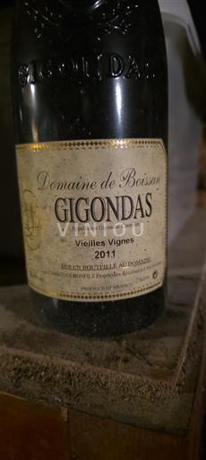 Rhônevallei Gigondas Domaine Boissan Vieilles Vignes 2011