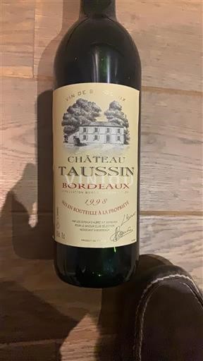 Bordeaux Château Taussin 1998
