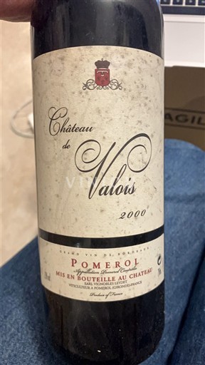 Bordeaux Pomerol Château Valois 2000