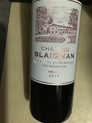 Burdeos Médoc Château Blaignan Cru Bourgeois - CA Grands Crus 2017
