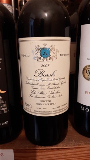 Piemont Barolo Elio Altare Vigneto Arborina 2007