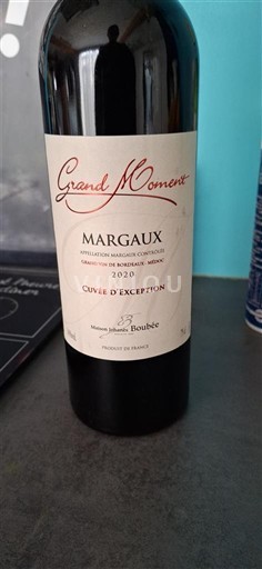Bordo Margaux Grand Moment d'Exception 2020