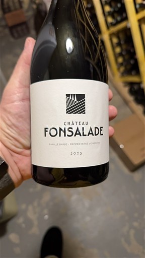 Vina Rouge sec Château Fonsalade 2023 Francija Langvedok Saint-Chinian AOC