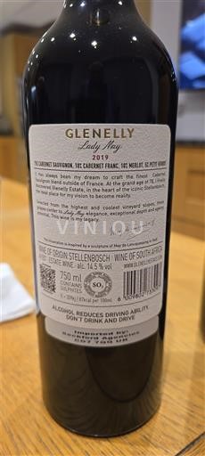 Vùng ven biển Stellenbosch Glenelly Lady May 2019