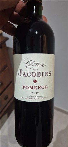 Bordeaux Pomerol Château S Jacobins 2019