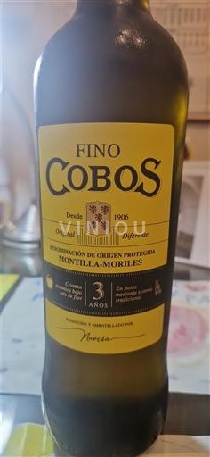 Andalusië Montilla-Moriles Cobos Fino Niet-geïntegreerd