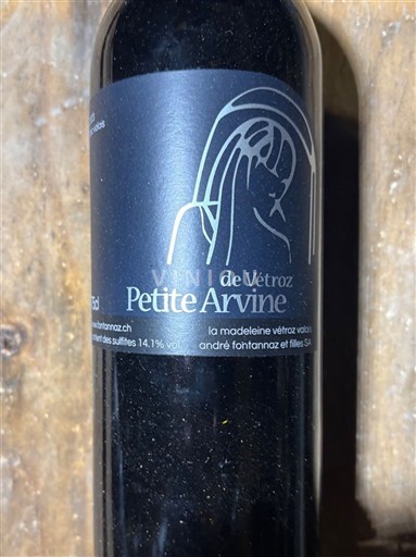 Valais Not Specified André Fontannaz et Fils Petite Arvine de Vétroz 2023