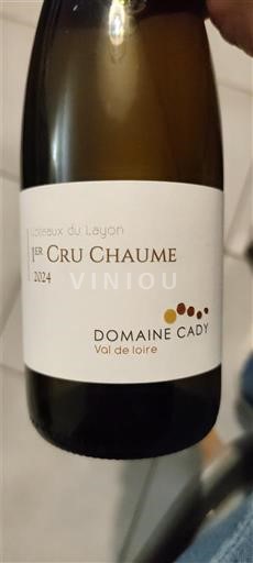 Loire Valley Not Specified Domaine Cady 1er Cru Chaume 2024