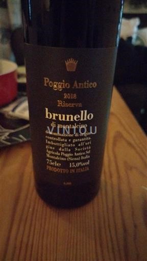 Toscana Brunello di Montalcino Poggio Antico Riserva 2018