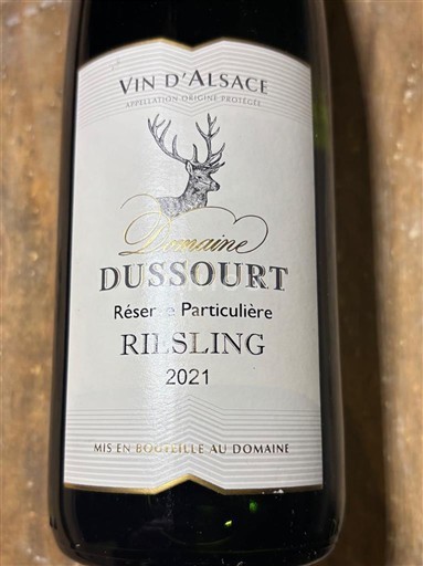 Alsazia Domaine Ssourt Réserve Particulière 2021