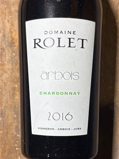 Jura Arbois Domaine Rolet Chardonnay 2016