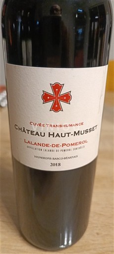 Bordeaux Lalande-de-Pomerol Château Haut-Musset Transhumance 2018
