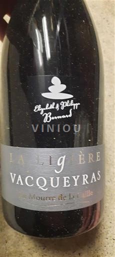 Rona dolina Vacqueyras La Ligière Les Mourres de la Vielle Neleten.