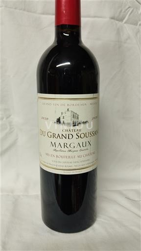Bordeaux Margaux Château Grand Soussans 2010