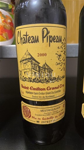 Bordeaux Saint-Émilion Grand Cru Grand Cru Château Pipeau 2000