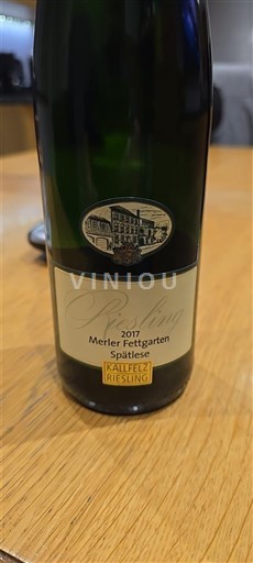 Мозель Kallfelz Merler Fettgarten Spätlese Riesling 2017